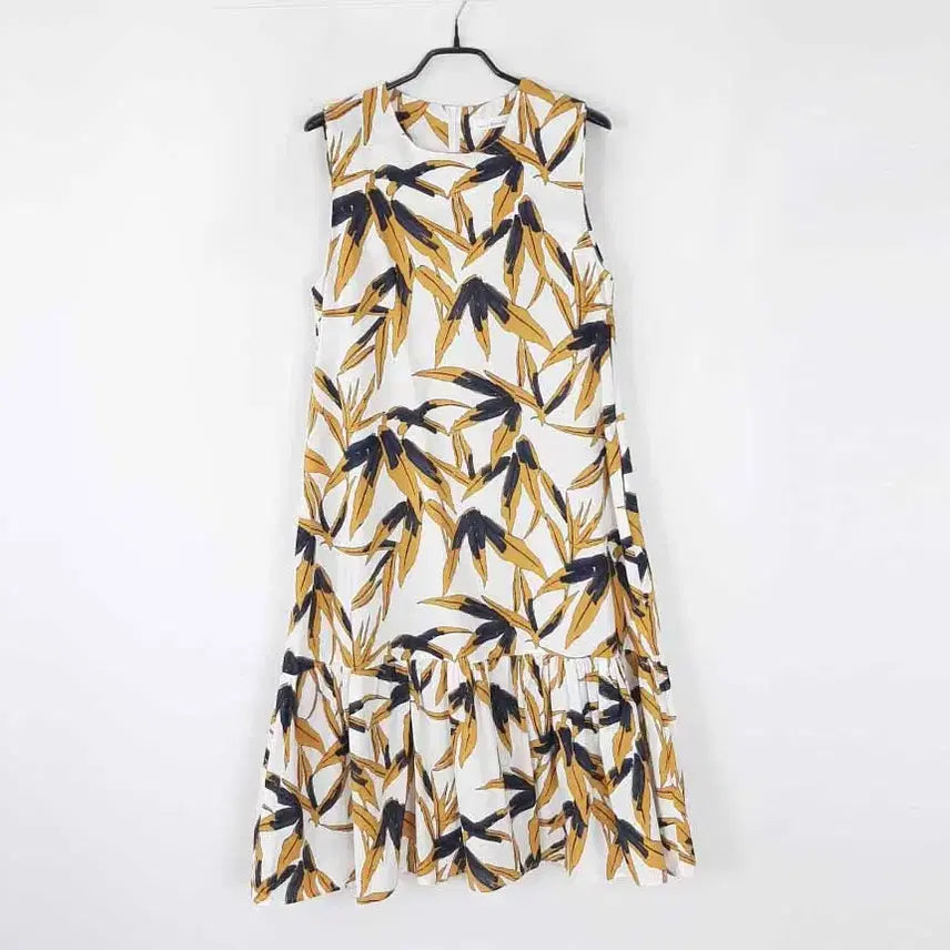 [BUNJANG] Maison Blanche Pattern Sleeveless Dress / 메종블랑쉬 패턴 민소매원피스 55