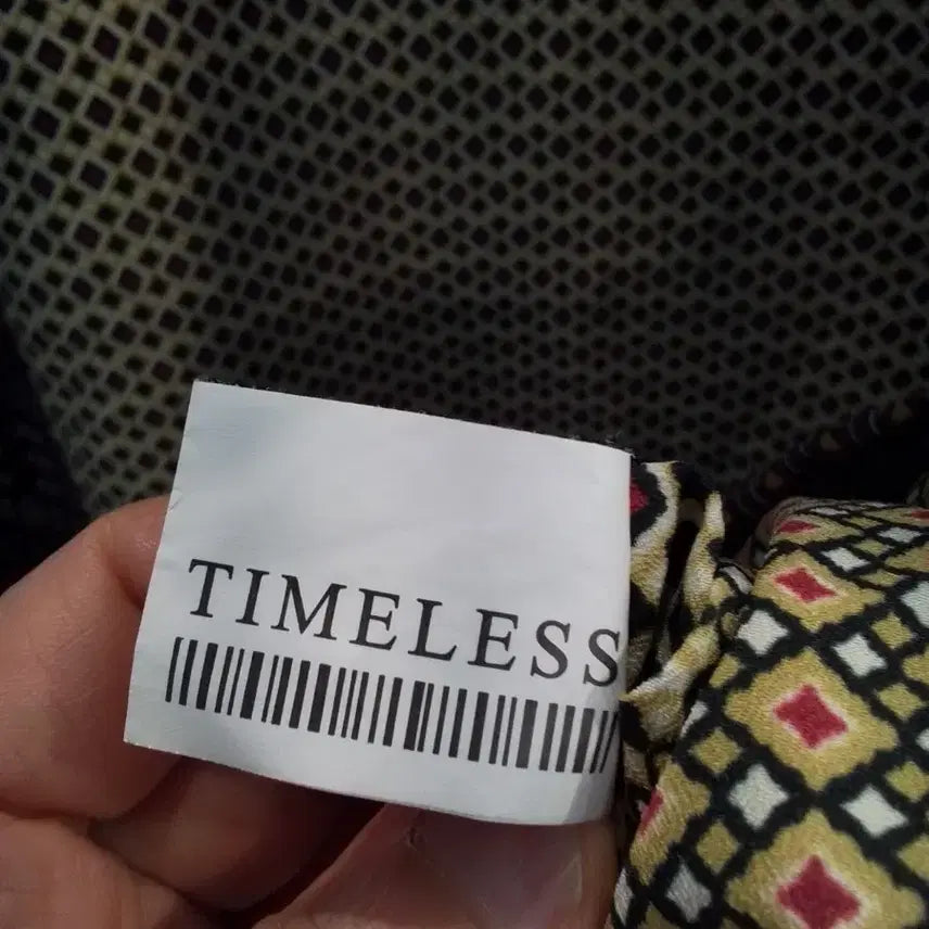 [BUNJANG] Time Pattern 3/4 Sleeve Midi Dress / 타임 리스패턴 칠부 원피스