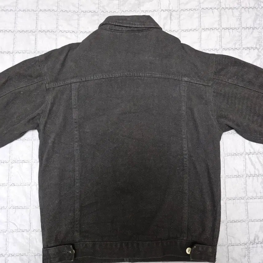[BUNJANG] Pariteminto Peacheskin Twill Trucker Jacket Black / 파르티멘토 피치스킨 트윌 트러커 자켓 블랙