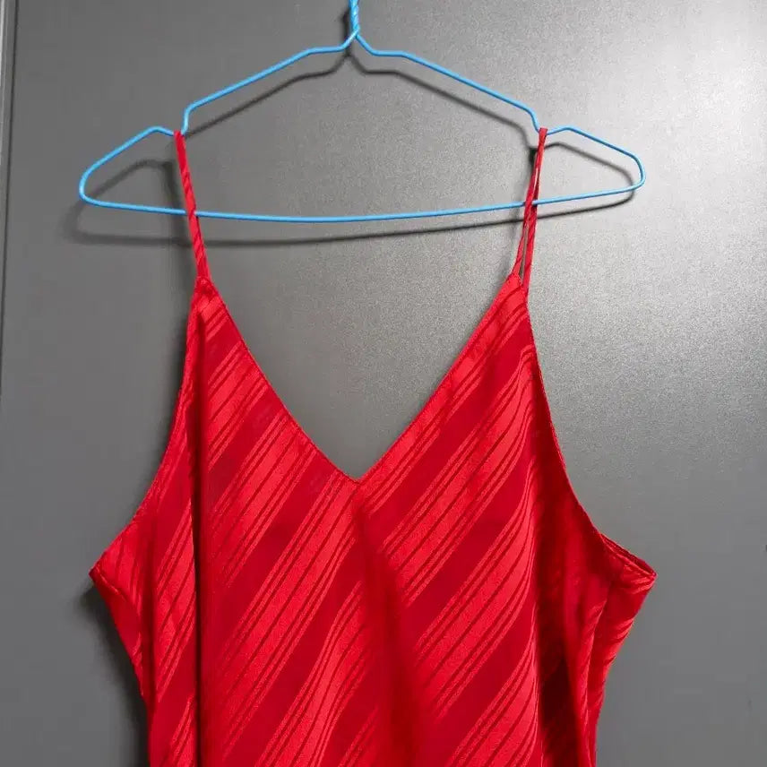 [BUNJANG] Taepyeongyang Red Stripe Slip 95 / 태평양 레드 스트라이프 슬립  95. 새상품.   85