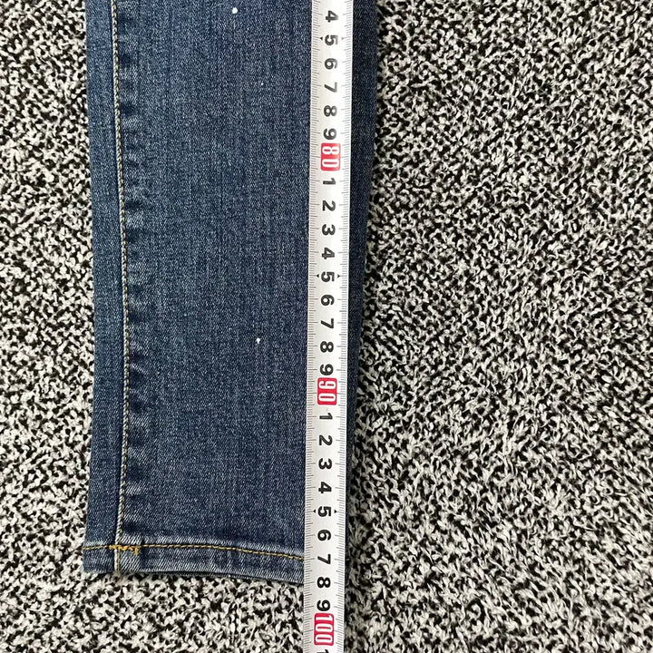 [SOLD OUT] 빈티지9. PLAC 플랙 진 워시드 패치워크 슬림핏 청바지 데님팬츠