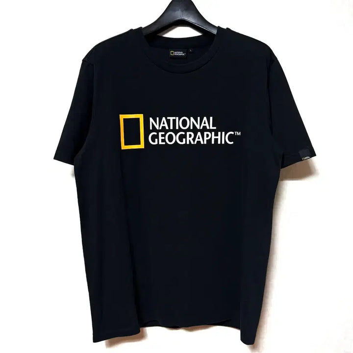 [SOLD OUT] [L,100]내셔널지오그래픽 빅로고 반팔티 블랙