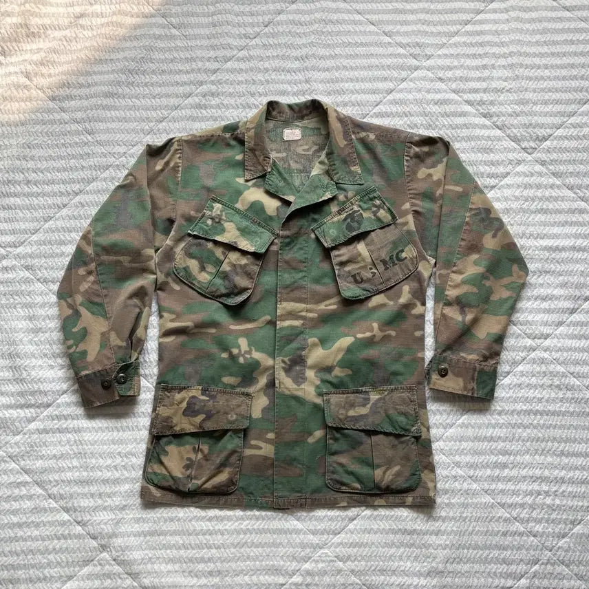 [BUNJANG] ERDL Jungle Fatigue Jacket S-R / 60s 오리지널 ERDL 정글 퍼티그 자켓 S-R