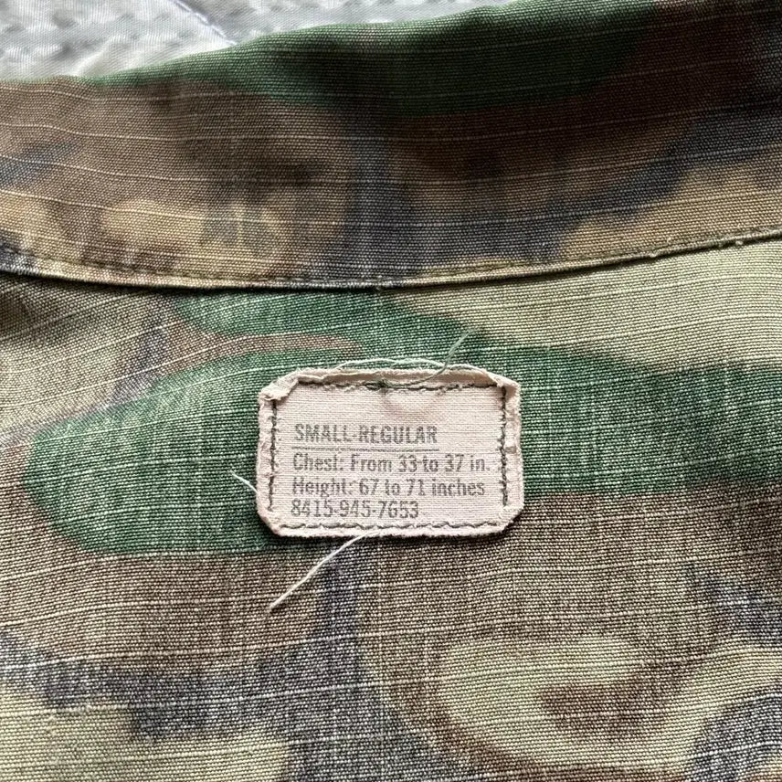 [BUNJANG] ERDL Jungle Fatigue Jacket S-R / 60s 오리지널 ERDL 정글 퍼티그 자켓 S-R