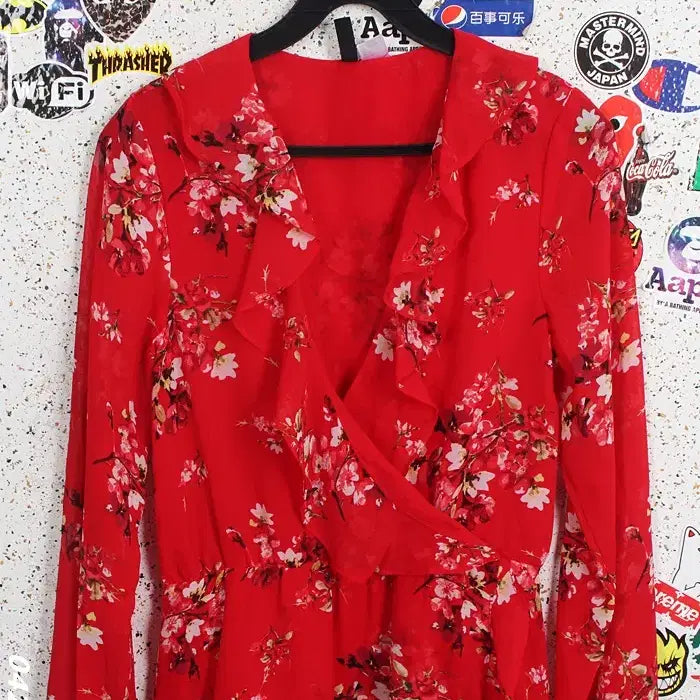 [BUNJANG] H&amp;M Floral Pattern Dress / 여성38/ H앤M 플로럴 패턴 원피스 에이치앤엠 RD 0-9