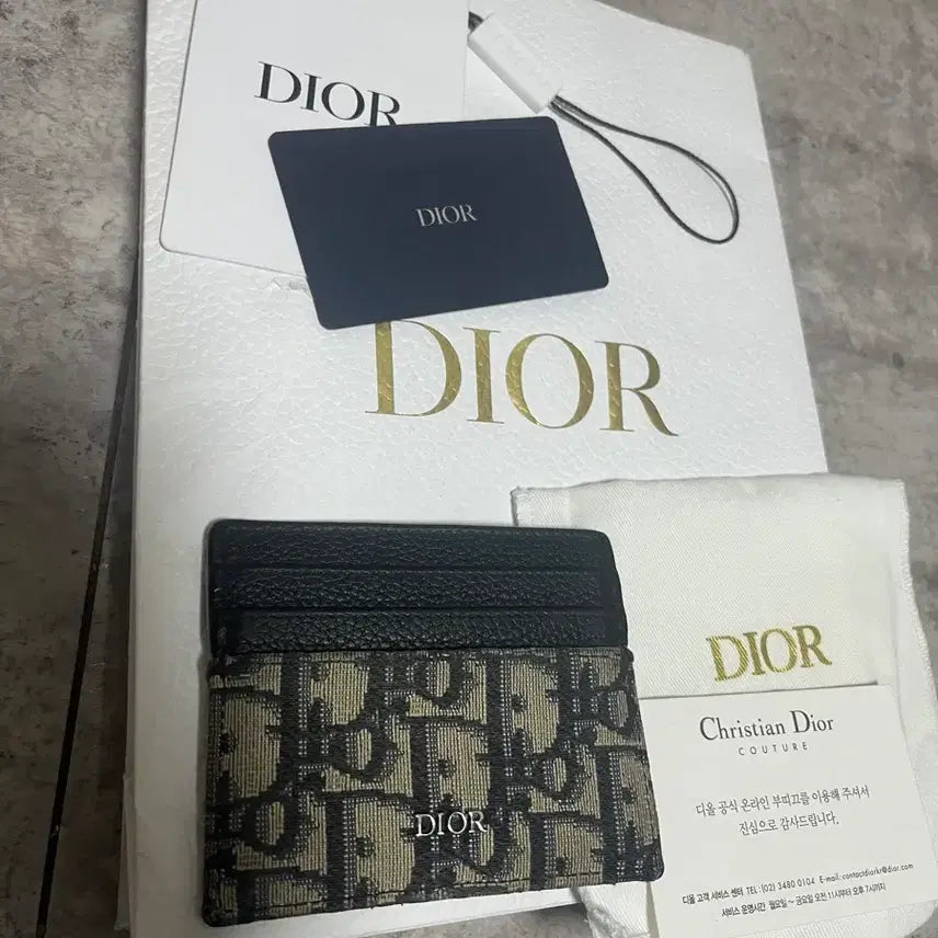 [BUNJANG] Dior Oblique Card Holder / 디올 오블리크 카드지갑