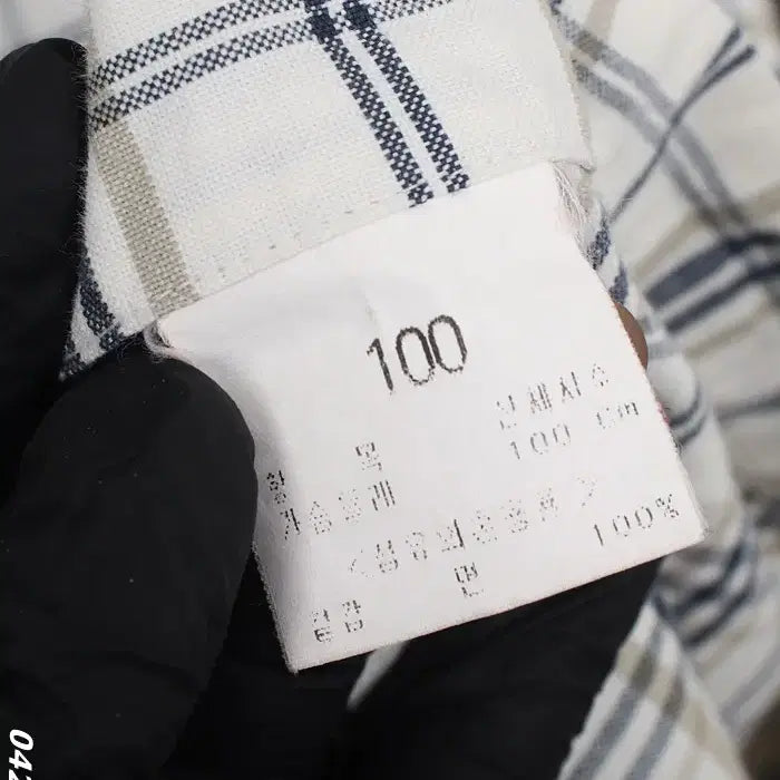 [BUNJANG] Beanpole Check Classic Long Sleeve Shirt / 남성100/ 빈폴 체크 클래식 긴팔 셔츠 0-178