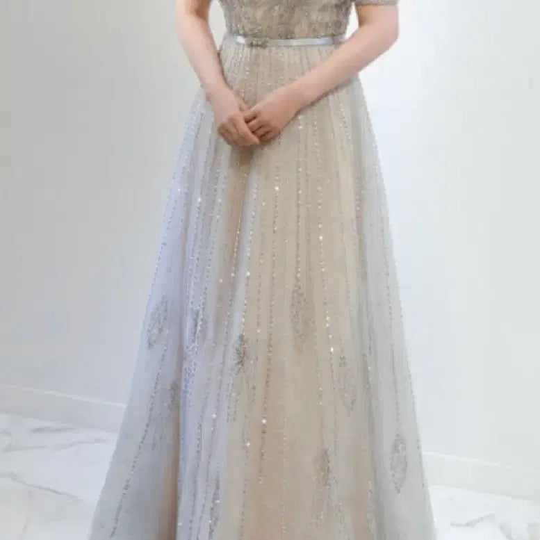 [BUNJANG] Elegant Silhouette Party Dress / 결혼식 하객룩 파티 드레스