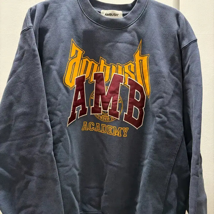 [BUNJANG] Ambush Graphic Sweatshirt Navy M / 앰부쉬 그래픽 맨투맨 네이비 M