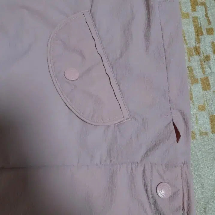 [BUNJANG] Benetton Pink Short-Sleeve Jacket (M) / 베네통 핑크색 반팔 여름 자켓 M