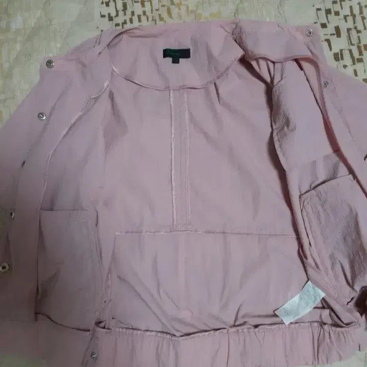 [BUNJANG] Benetton Pink Short-Sleeve Jacket (M) / 베네통 핑크색 반팔 여름 자켓 M