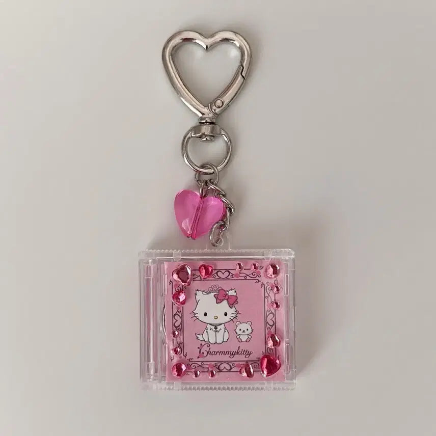 [BUNJANG] Sanrio Chammy Kitty Heisei Pop CD Keyring / 산리오 헤이세이 팝 cd 키링 챠미키티