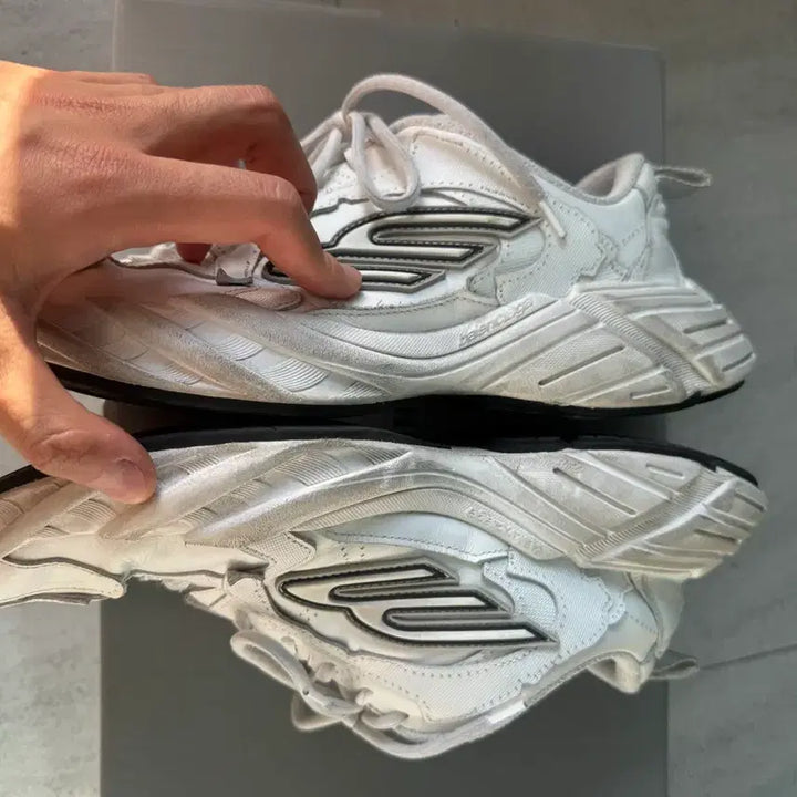 [BUNJANG] Balenciaga Monday Sneakers White / [43] 발렌시아가 먼데이 스니커즈 화이트