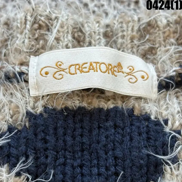 [BUNJANG] CREATORE Floral Pattern Short Cardigan / CREATORE 플라워 패턴 숏 가디건 S