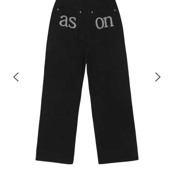 [SOLD OUT] 애즈온 스모그 와이드 블랙 팬츠