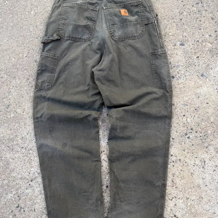 [BUNJANG] Carhartt Double Knee Work Pants Khaki / 칼하트 더블니 워크 팬츠 카키