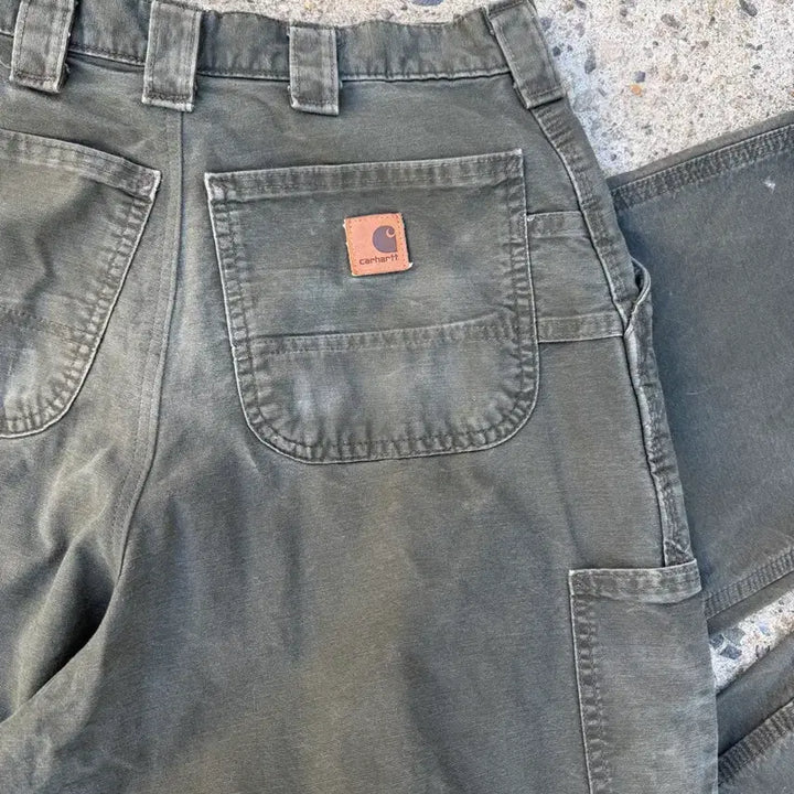 [BUNJANG] Carhartt Double Knee Work Pants Khaki / 칼하트 더블니 워크 팬츠 카키