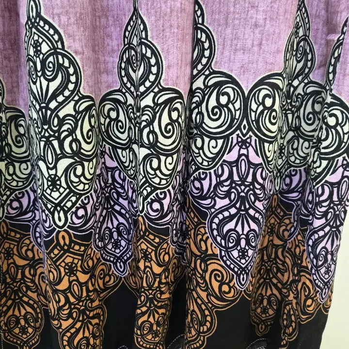 [BUNJANG] Bohemian Style Purple Long Dress / 보헤미안 스타일 롱 원피스 퍼플