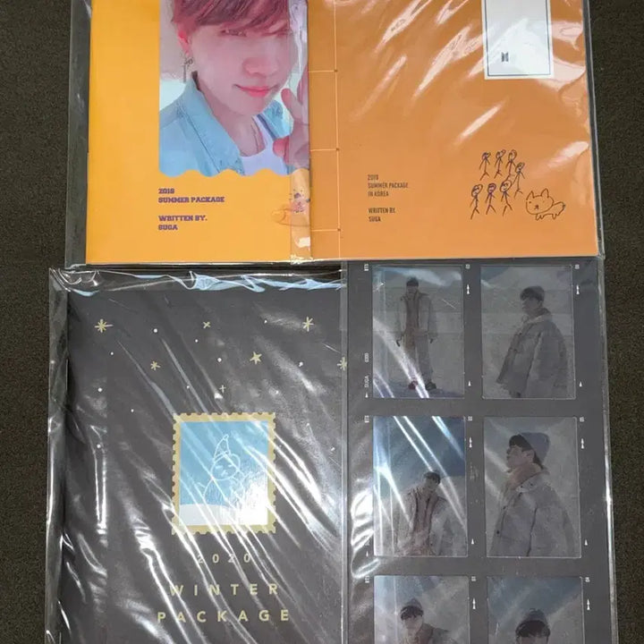 [BUNJANG] BTS Suga Summer &amp; Winter Package Bundle Set / 방탄 슈가 썸머패키지 윈터패키지 가이드북