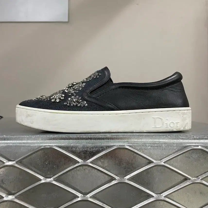 [BUNJANG] Dior Denim Slip-on 35 / 디올 데님 슬립온 35 (gr-4671)