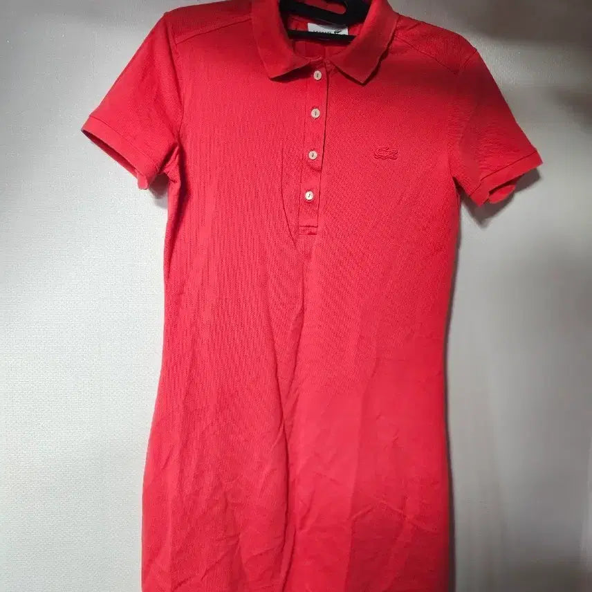 [BUNJANG] Lacoste One-Piece PK Dress / 라코스테 윈피스 pk