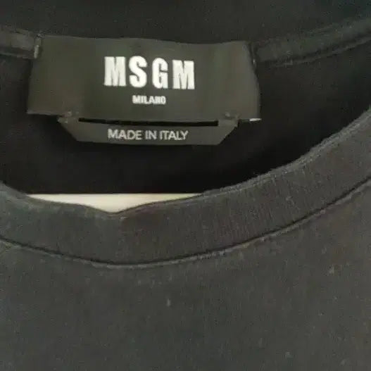 [BUNJANG] MSGM Black Graphic T-Shirt / msgm티