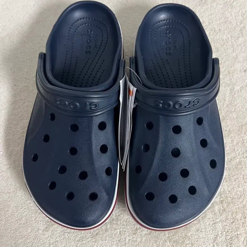 [BUNJANG] Crocs Baya Band Navy Clogs - Size 280 / M10/W12크록스 바야밴드 네이비280사이즈