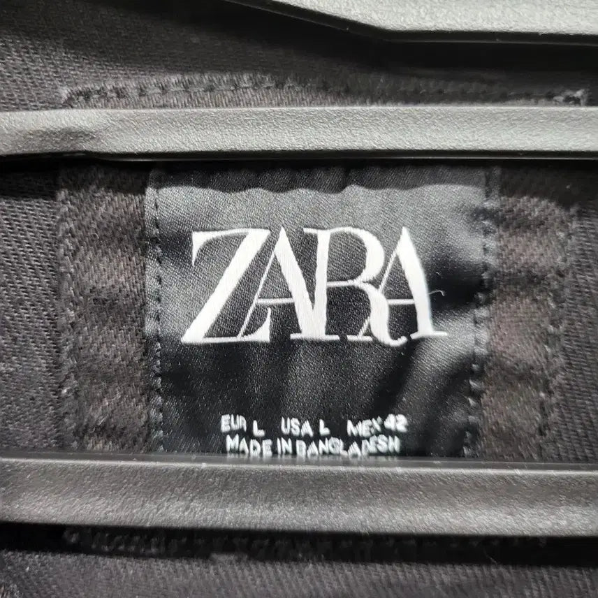 [BUNJANG] ZARA Black Denim Jacket XL / 자라 블랙 데님 자켓xl 거의새것