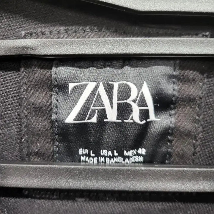 [BUNJANG] ZARA Black Denim Jacket XL / 자라 블랙 데님 자켓xl 거의새것