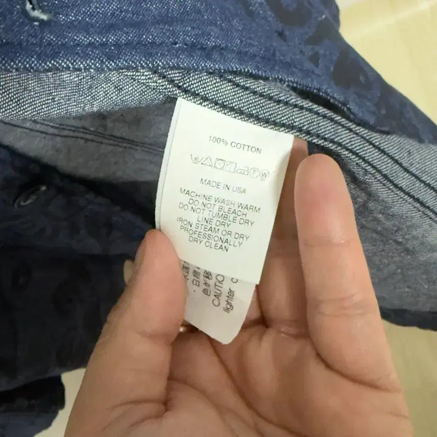 [BUNJANG] Engineered Garments Bedford Floral Denim Jacket / 엔지니어드 가먼츠 베드포드: 플로랄 데님 / S