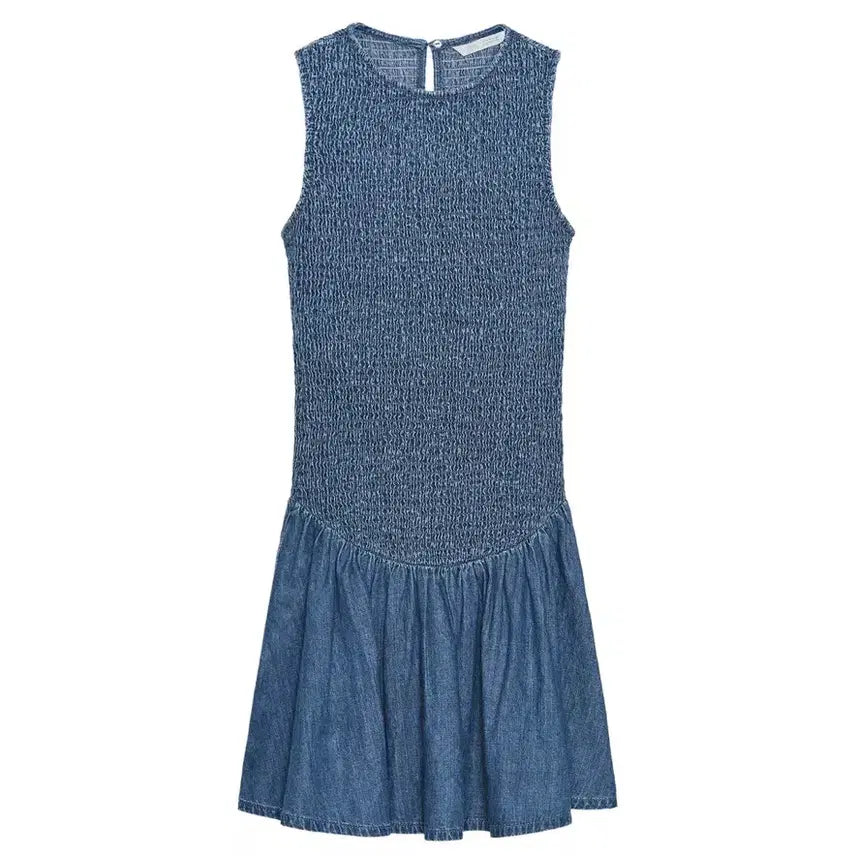 [BUNJANG] Zara Honeycomb Mini Dress XS / 자라 허니콤 미니 원피스