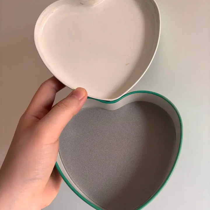 [BUNJANG] Morning Glory Heart Tin Case (Vintage) / 고전문구 모닝글로리 하트 틴케이스