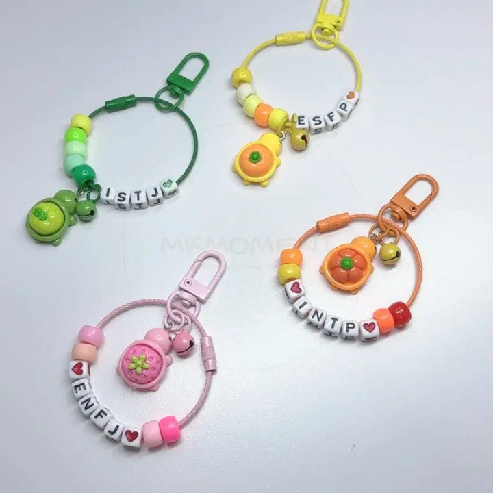 [BUNJANG] DIY Turtle MBTI Keychain Making Set / 거북이 MBTI 알파벳 키링 열쇠고리