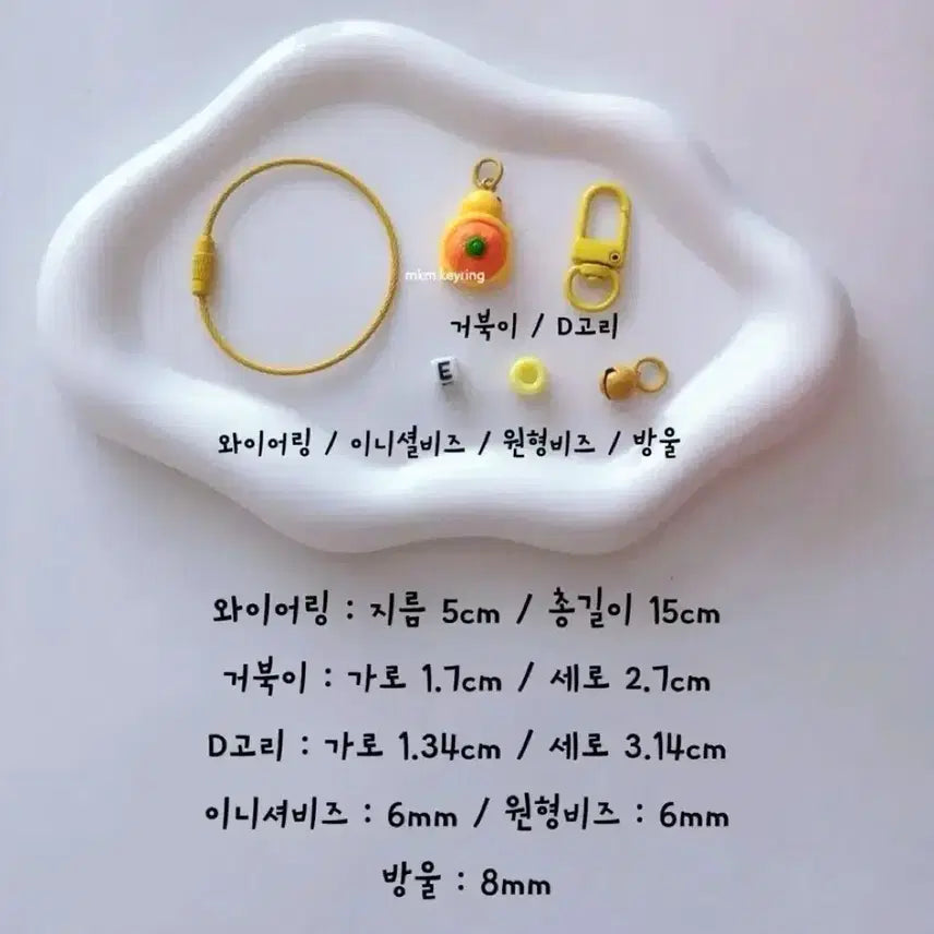 [BUNJANG] DIY Turtle MBTI Keychain Making Set / 거북이 MBTI 알파벳 키링 열쇠고리