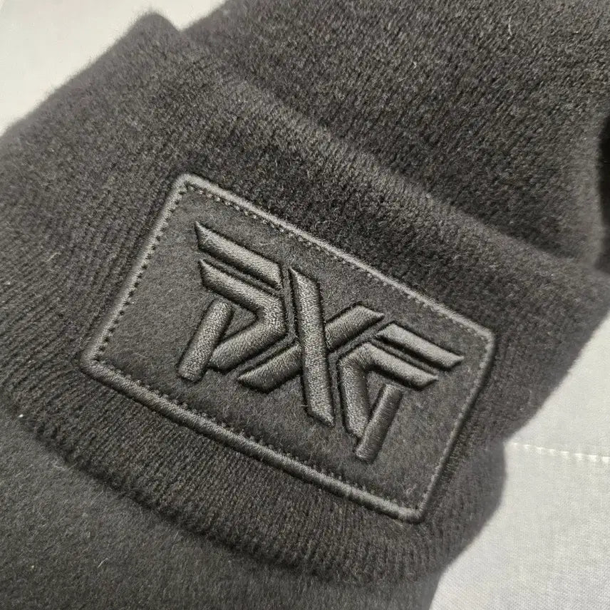 [BUNJANG] PXG Black Logo Beanie / (미사용) PXG 블랙 로고 비니 모자