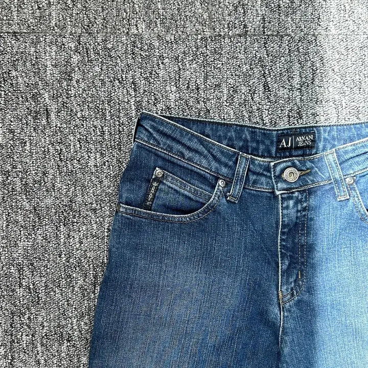 [BUNJANG] Giorgio Armani Jeans Semi-Bootcut Denim Pants / 아르마니 진스 세미부츠컷 데님 팬츠