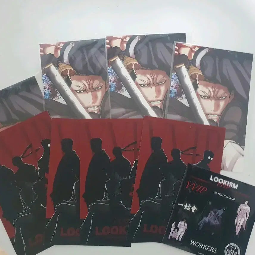 [BUNJANG] Lookism Ilhae Society Postcard &amp; Sticker Bundle Set / 외모지상주의 일해회 일괄 엽서, 스티커
