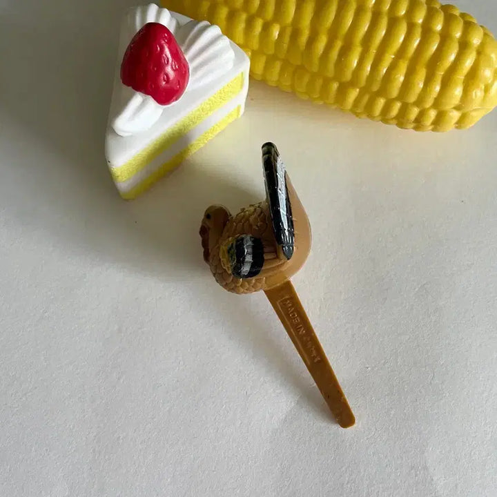 [BUNJANG] Vintage Turkey Cake Pick Cake Topper / 1970s/빈티지 칠면조 케이크픽 케이크토퍼