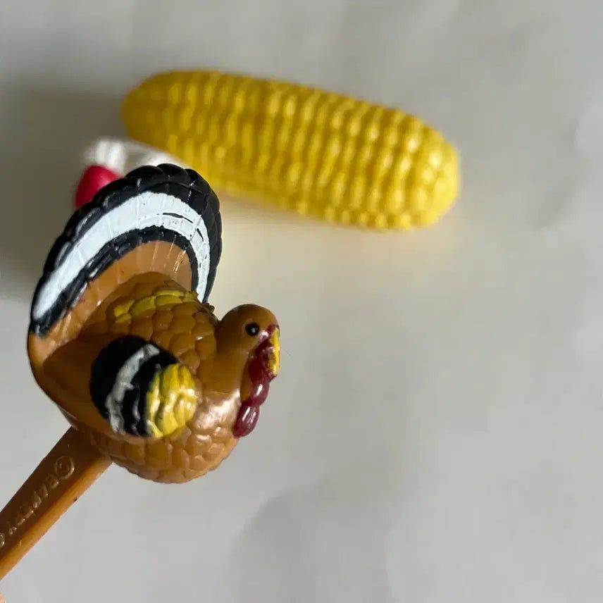 [BUNJANG] Vintage Turkey Cake Pick Cake Topper / 1970s/빈티지 칠면조 케이크픽 케이크토퍼