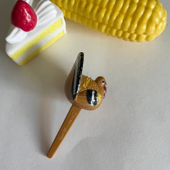 [BUNJANG] Vintage Turkey Cake Pick Cake Topper / 1970s/빈티지 칠면조 케이크픽 케이크토퍼