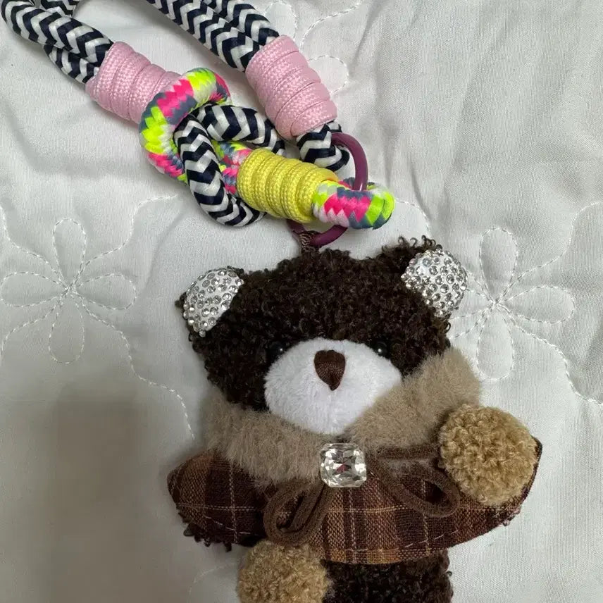 [BUNJANG] Teddy Bear Keyring Bag Charm / 곰돌이 인형 키링 가방고리 스트랩