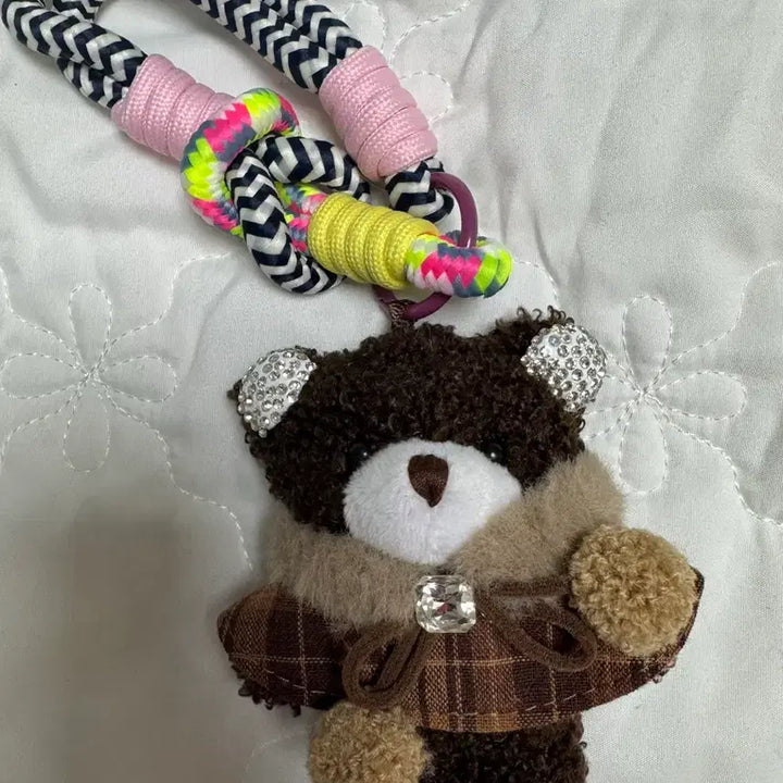 [BUNJANG] Teddy Bear Keyring Bag Charm / 곰돌이 인형 키링 가방고리 스트랩