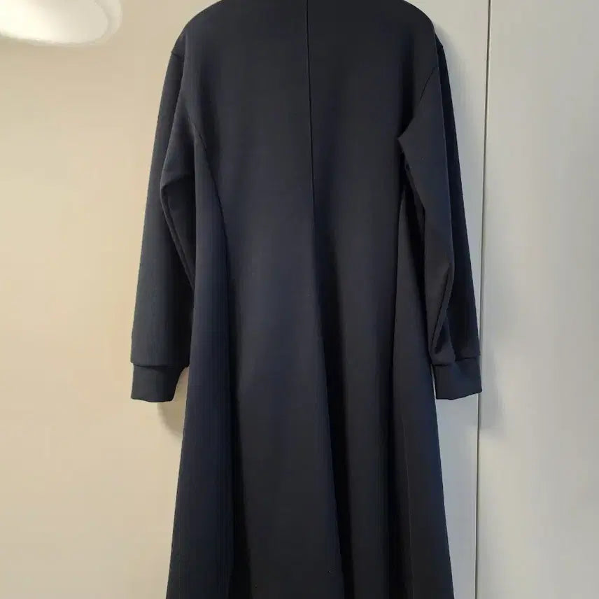 [BUNJANG] Beanpole Zip-Up Open Collar Jersey Dress Navy / 