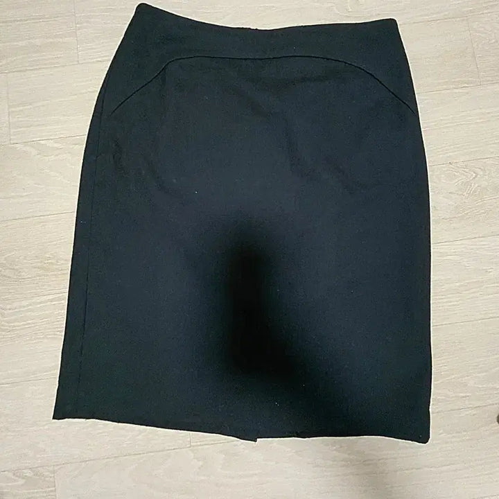 [BUNJANG] DECO Black Office Midi Skirt / 데코DECO 블랙 오피스 미디스커트