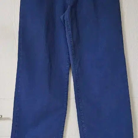 [SOLD OUT] M 워싱 블루 와이드팬츠 고퀄
