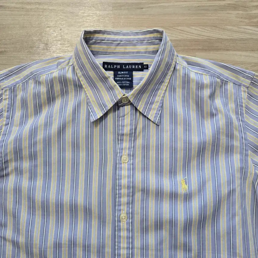 [BUNJANG] Ralph Lauren Striped Shirt / 여90~95) 랄프로렌 스트라이프 셔츠
