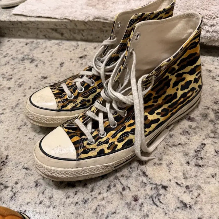 [BUNJANG] Wackomaria Converse Leopard Print Sneakers / 와코마리아 컨버스 280