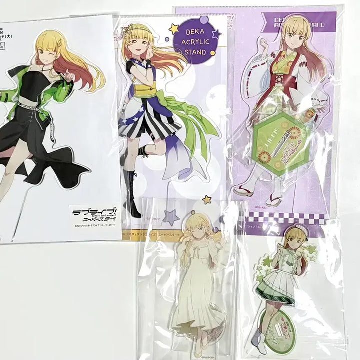 [BUNJANG] Love Live! Superstar!! Liella! Hii Yosano Sumire Heanna Acrylic Bundle Set / 러브라이브 슈퍼스타 리엘라 헤안나 스미레 아크릴 일괄