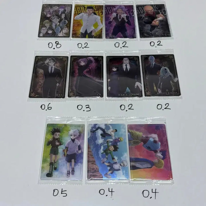 [BUNJANG] Hunter x Hunter Vol. 4 Special Trading Cards - Gon, Killua, Hisoka, Kurapika, Chrollo / 헌터헌터 헌헌 이타쟈가 4탄 카드 곤키르아 히소카 크라피카 클로로 스페셜