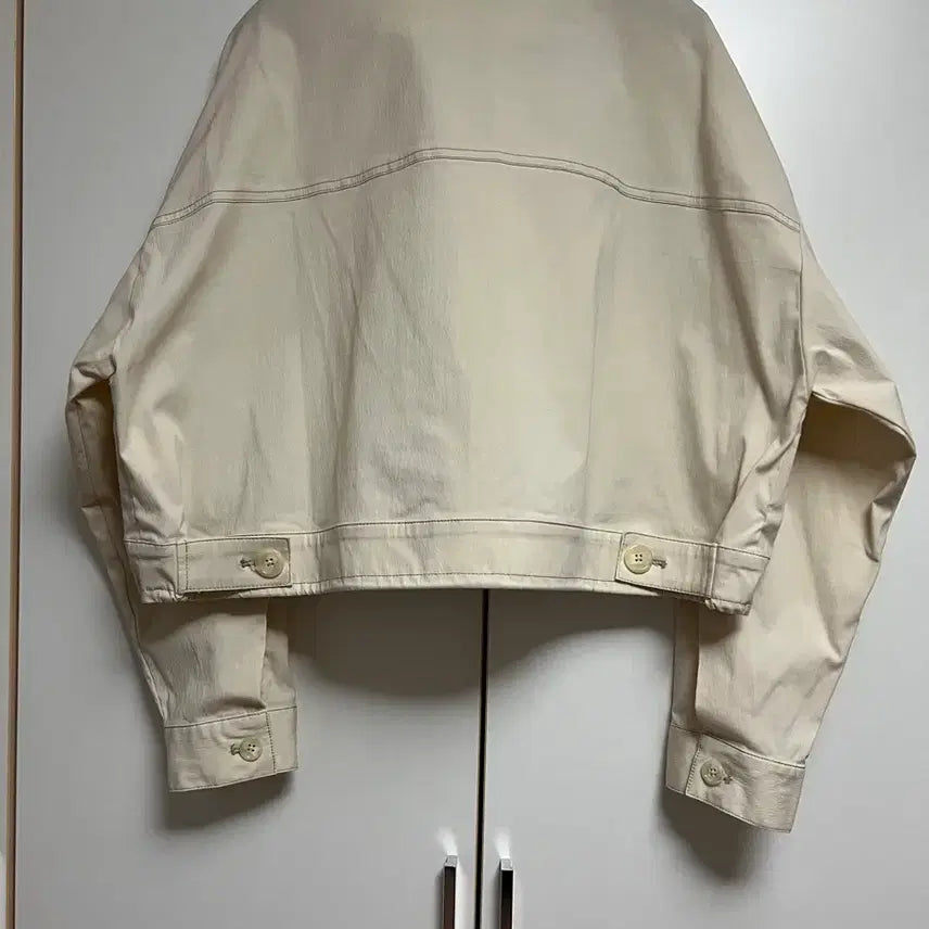 [BUNJANG] 8 Seconds Cropped Jacket Ivory / 에잇세컨즈 크롭 자켓 아이보리